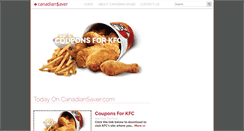 Desktop Screenshot of canadiansaver.com
